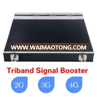 27dBm 2G 3G 4G 900 1800 2600MHz Tri Band Mobile Network Signal Booster